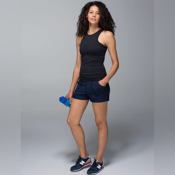 Lululemon Seamlessly Covered Tank Heathered Black - Picture 3 of 16